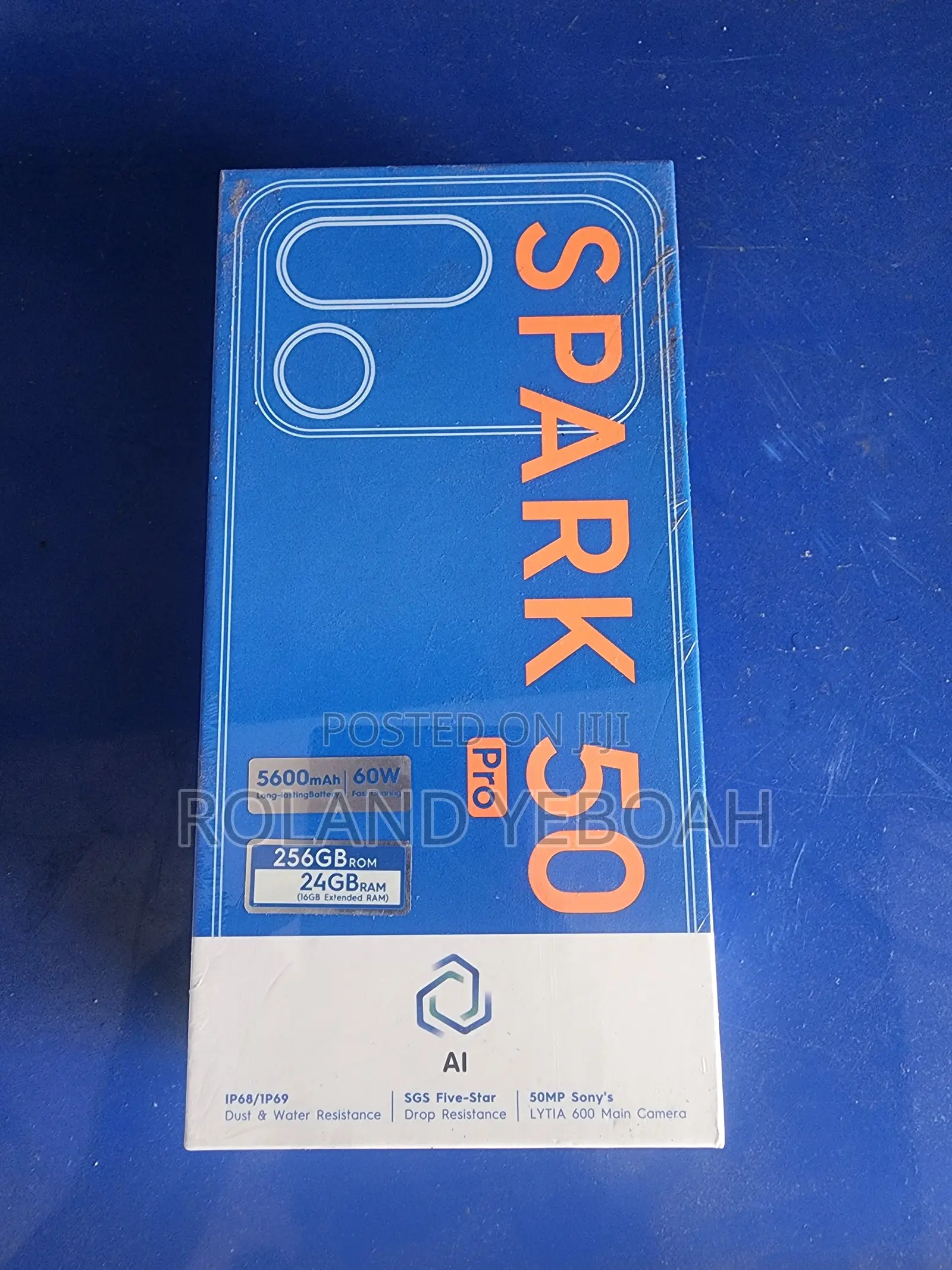 New Tecno Spark 50 Pro 256 GB Black