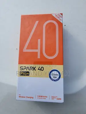 New Tecno Spark 40 Pro+ 256 GB Black