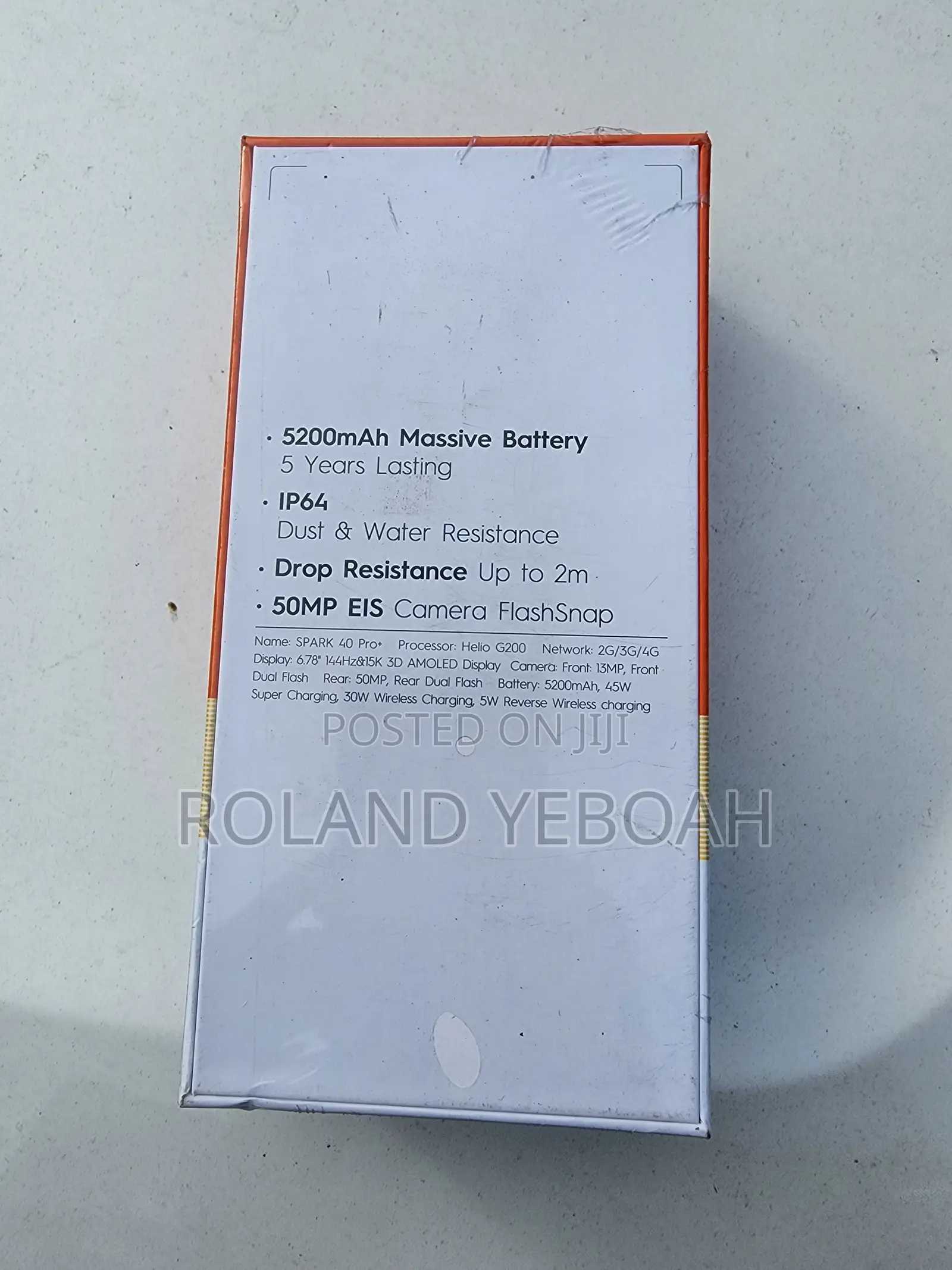New Tecno Spark 40 Pro+ 256 GB Black