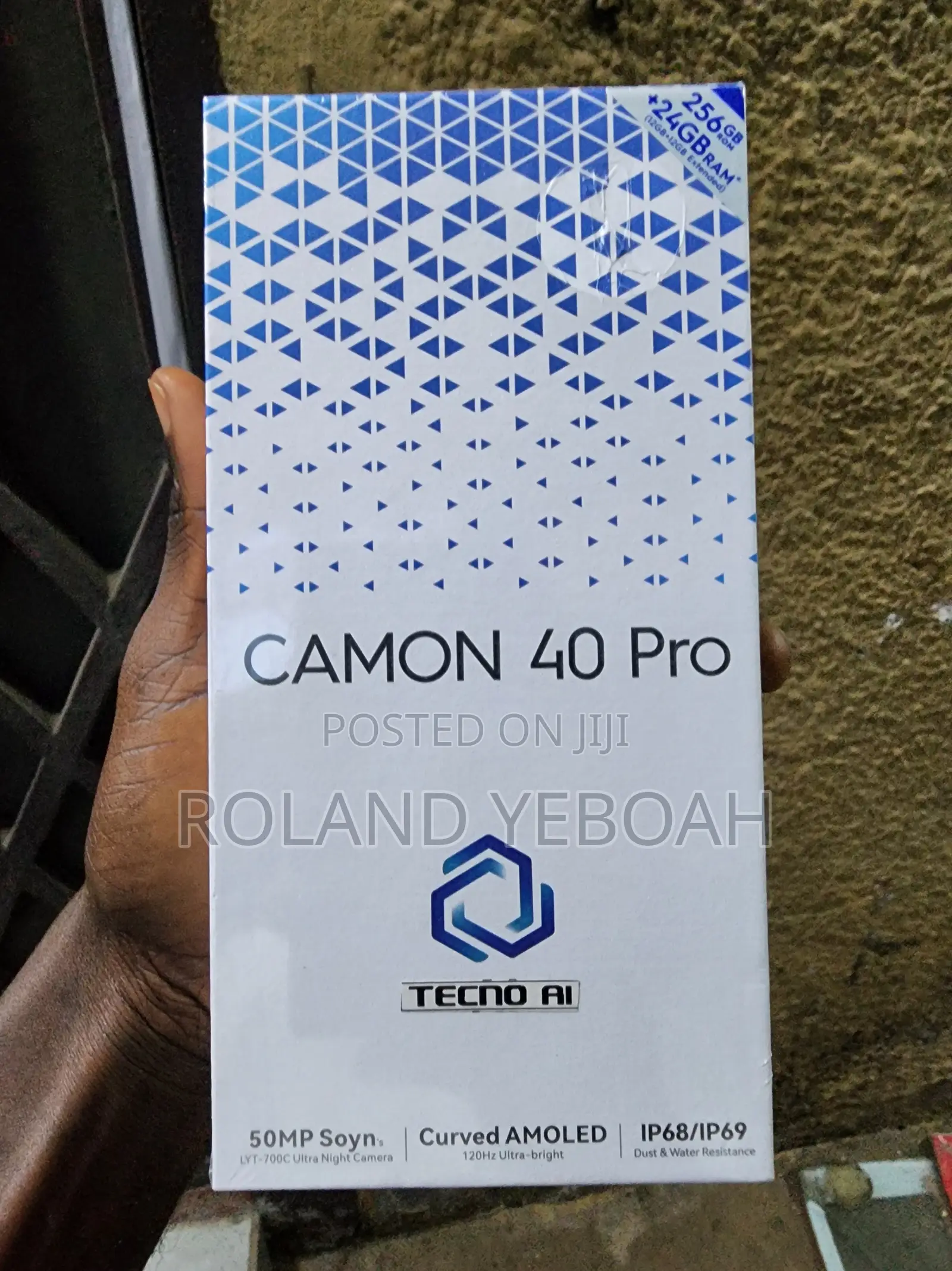 New Tecno Camon 40 Pro 5G 256 GB Black