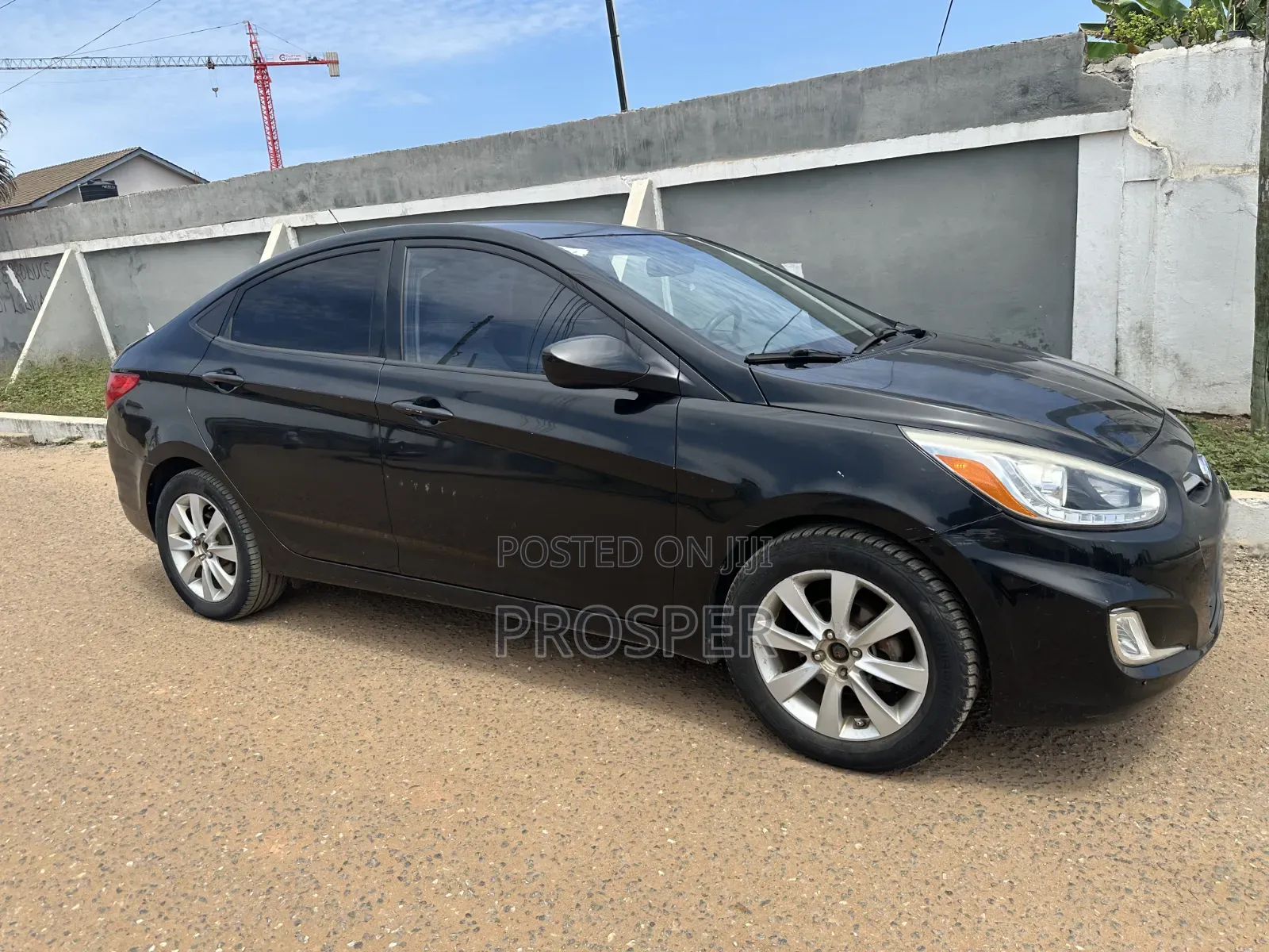Hyundai Accent GLS 4dr Sedan (1.6L 4cyl 6M) 2015 Black