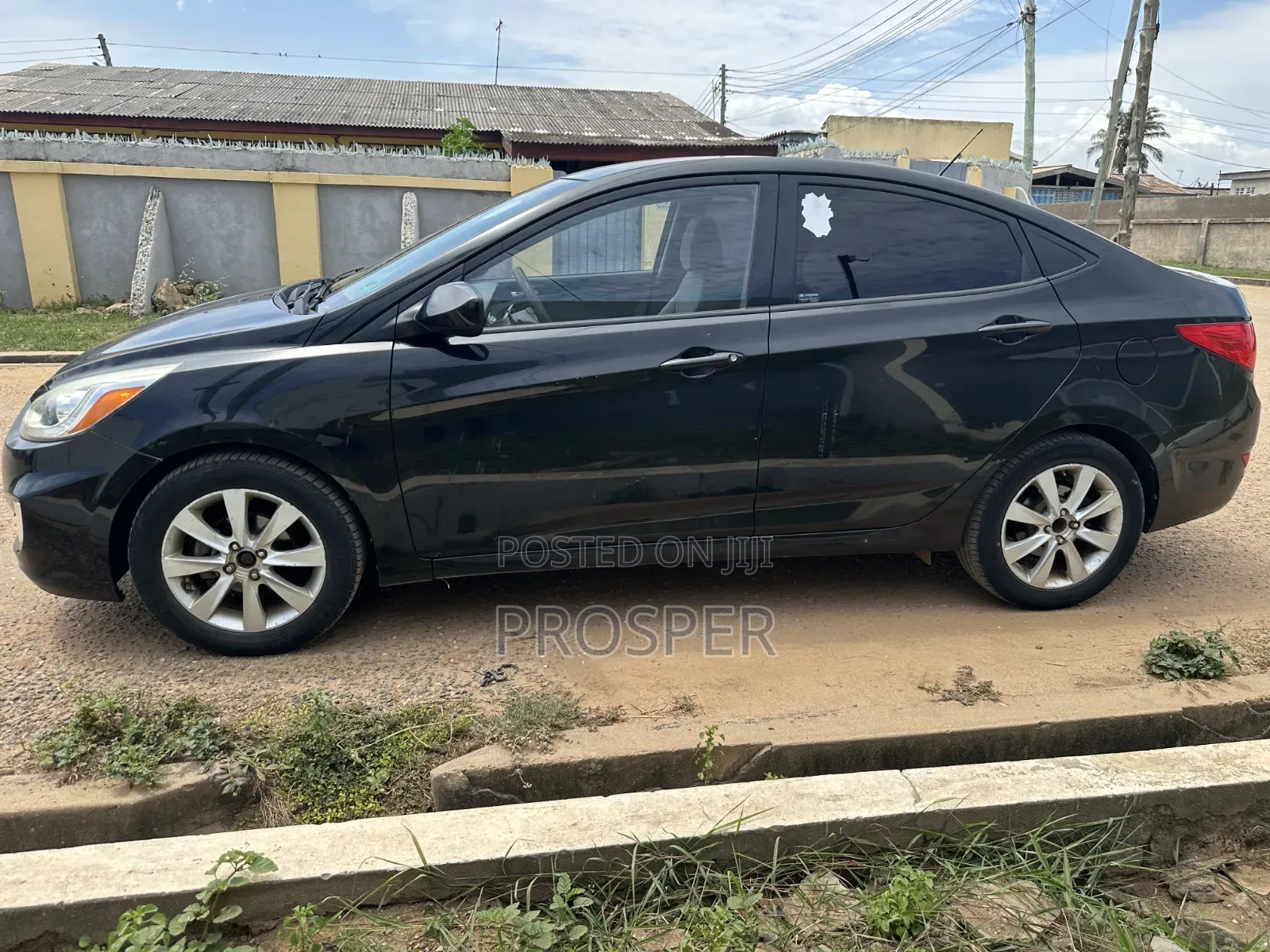Hyundai Accent GLS 4dr Sedan (1.6L 4cyl 6M) 2015 Black