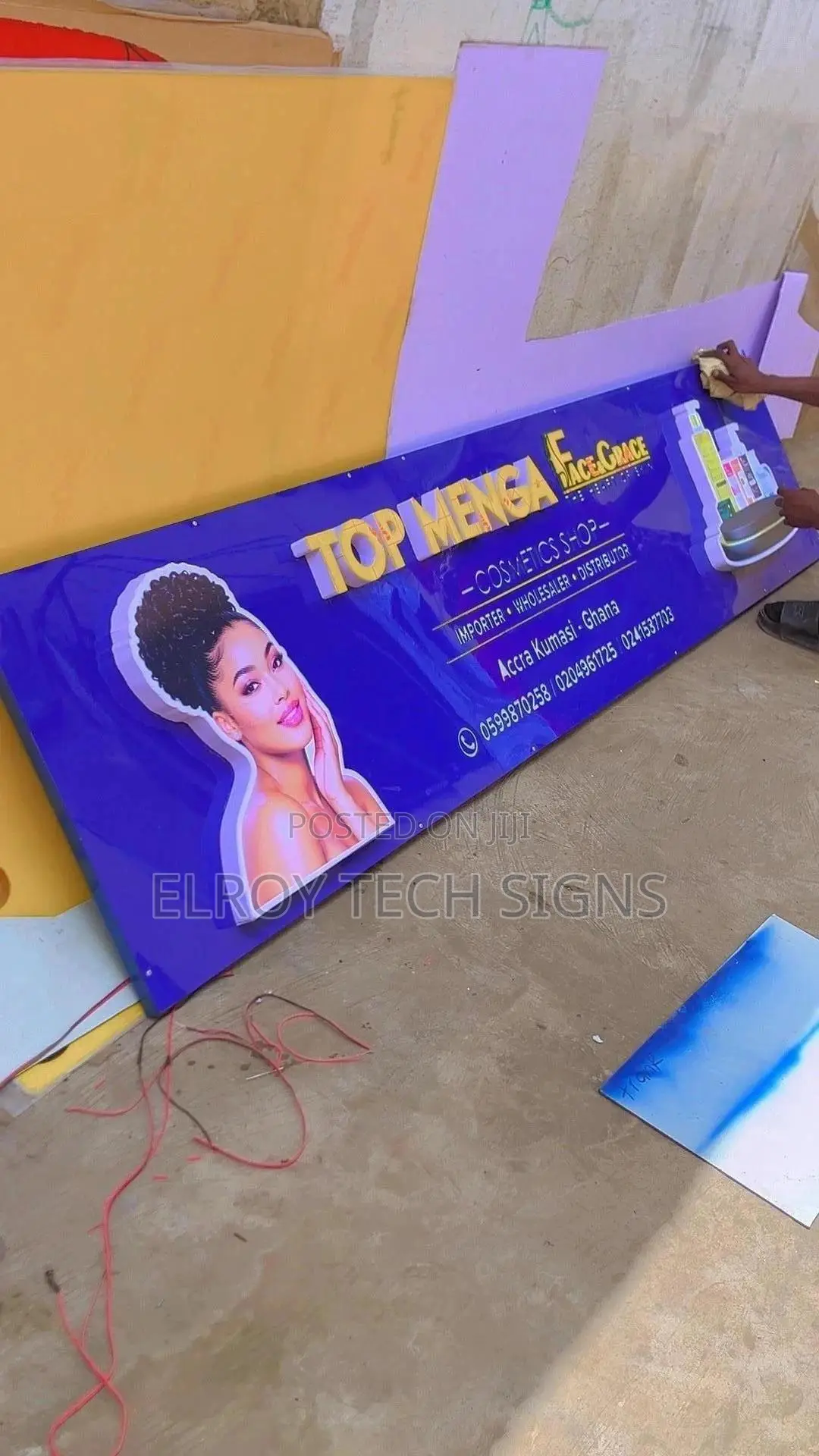Signboards in Accra ( 3D /2d Signage)