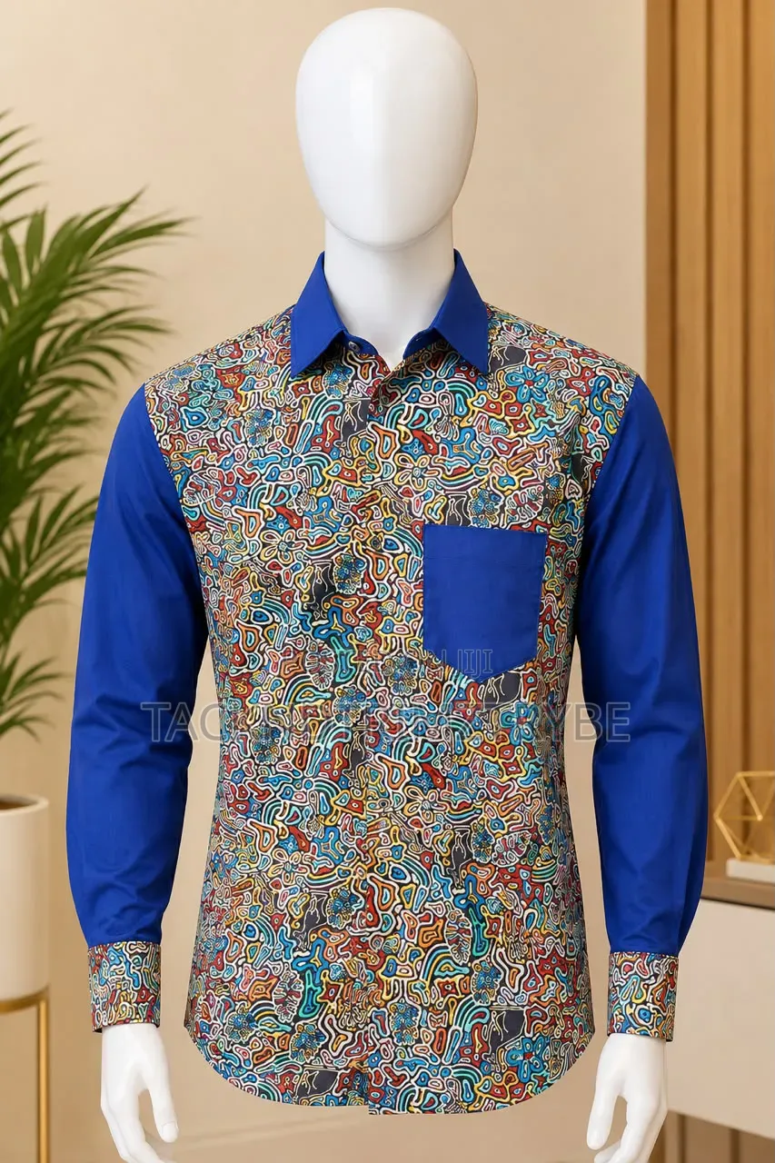 Men African Prints Shirt (Ready to Wear)
