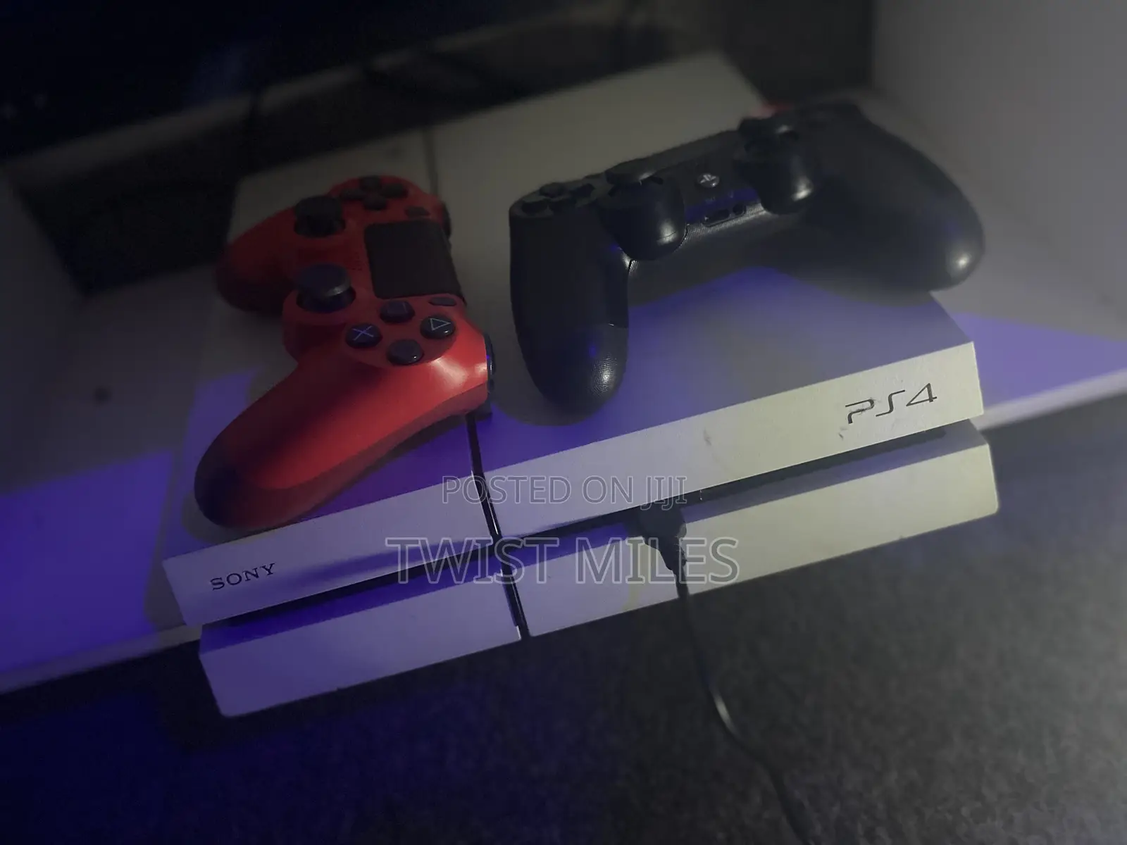 PS4 With 2 Controllers and Games