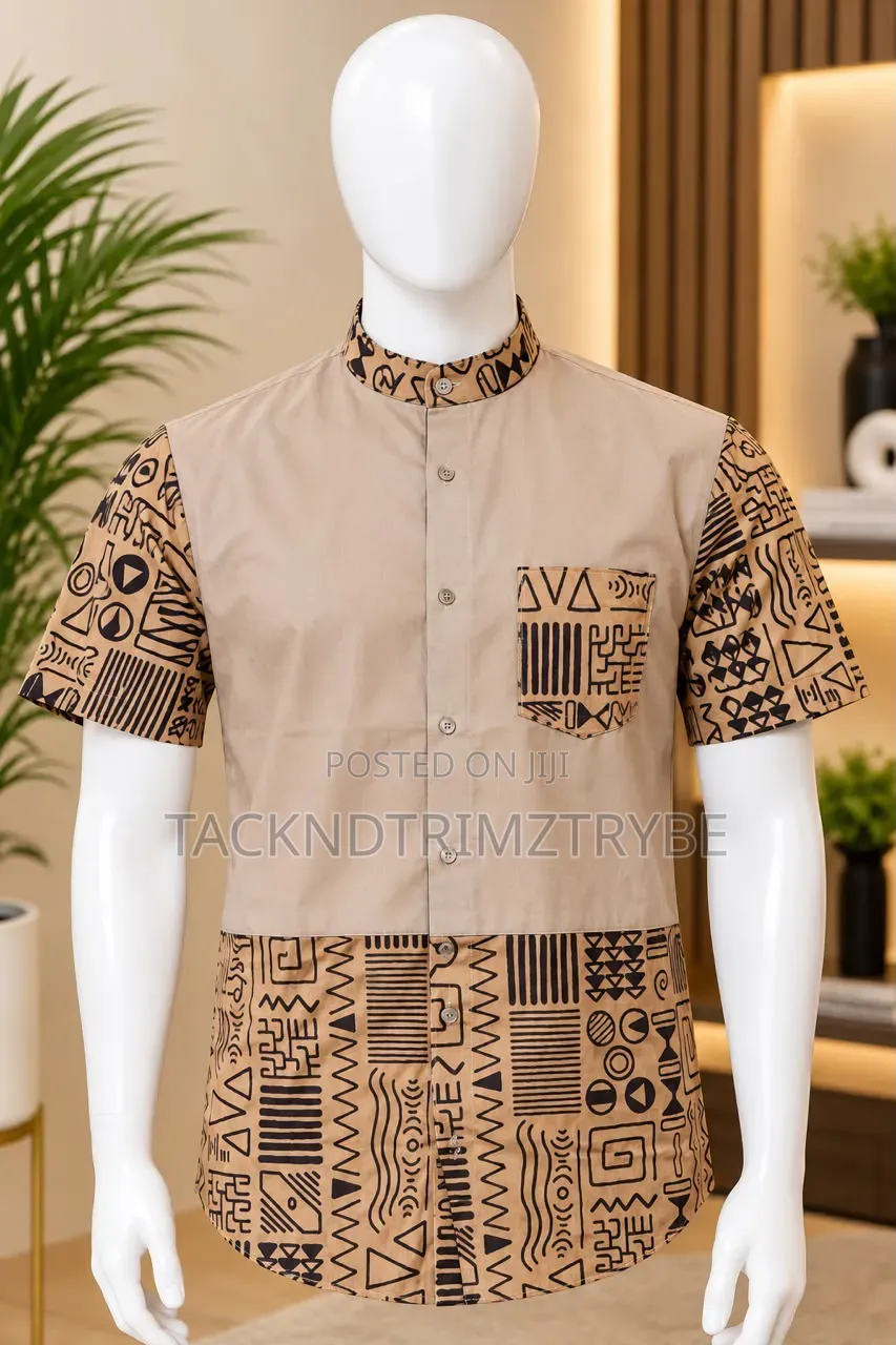 Men African Prints Shirt (Ready to Wear)
