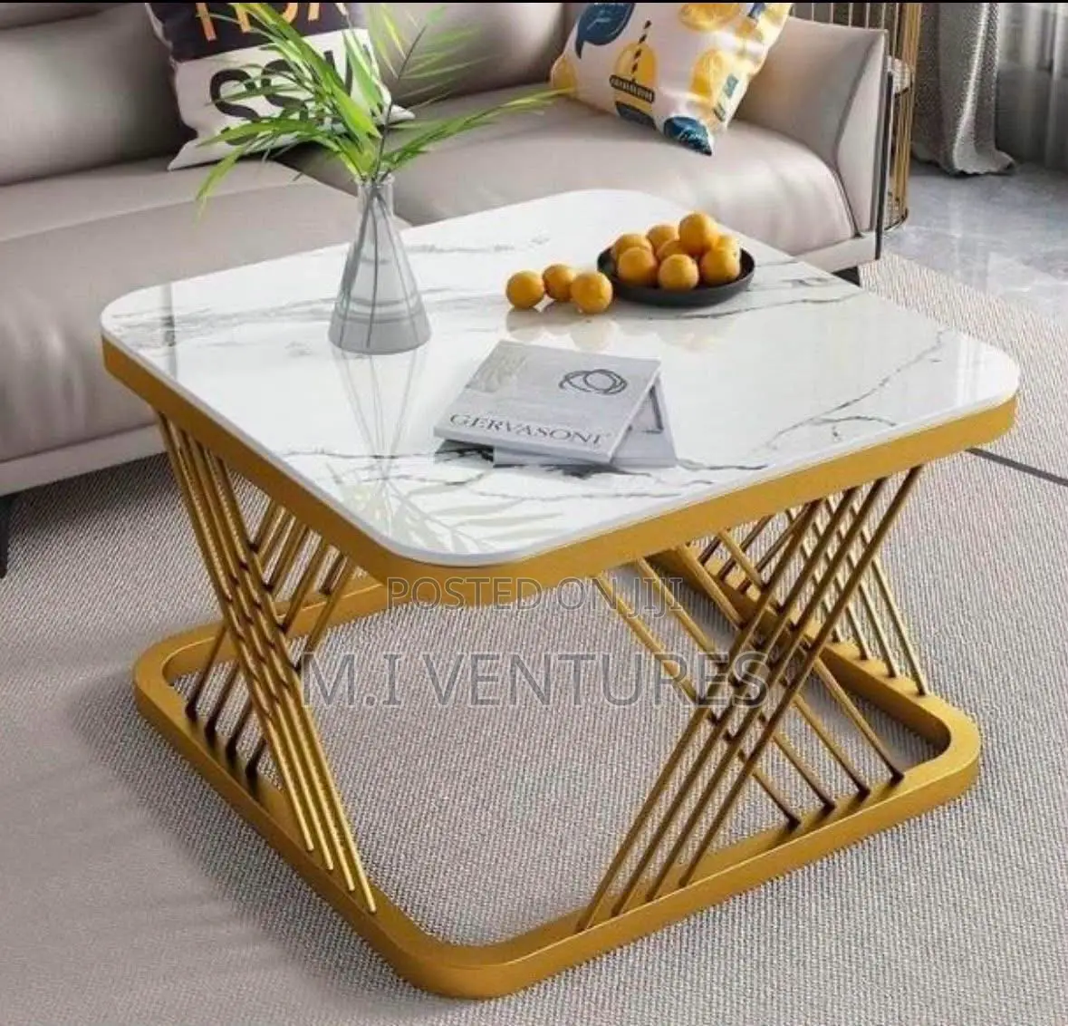 Marble Top Coffee Center Table