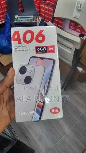 New Itel A06 64 GB Gold