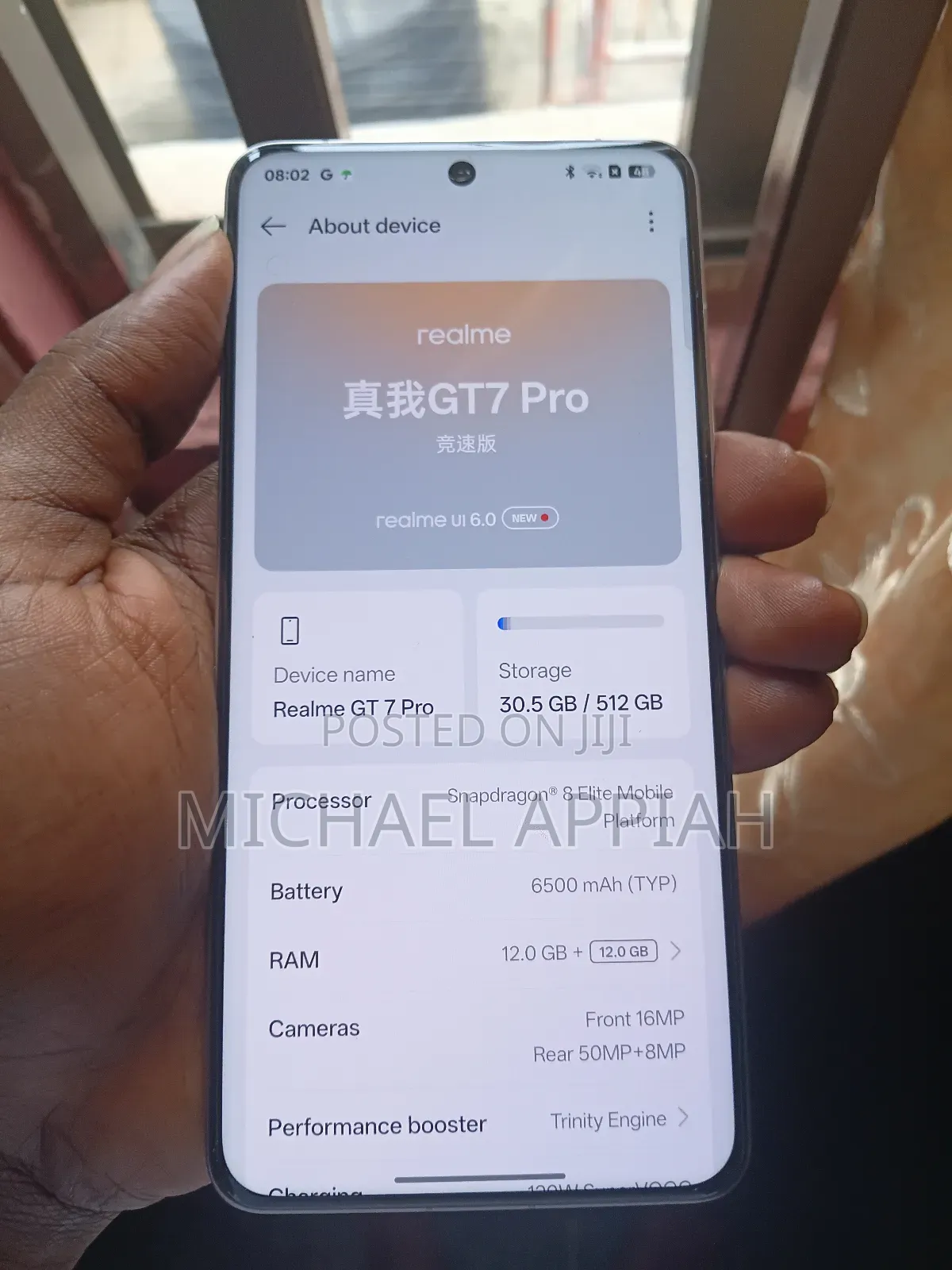 New Realme GT 7 Pro 512 GB Gray
