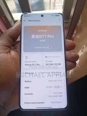 New Realme GT 7 Pro 512 GB Gray