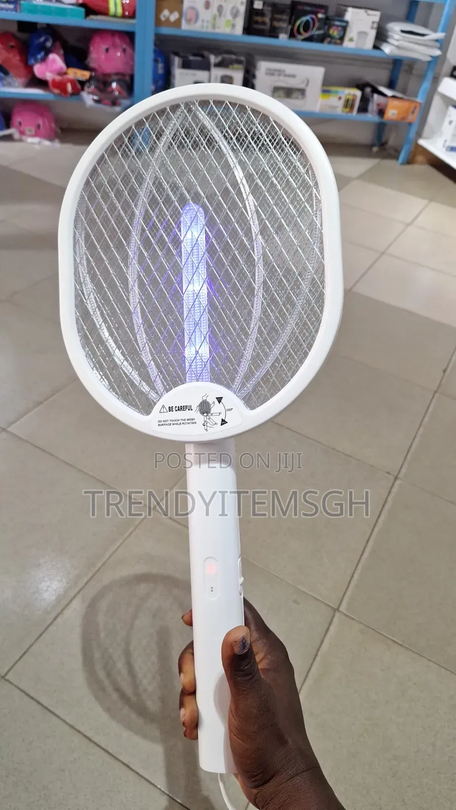 2-in-1 Rechargeable Electric Mosquito Swatter LED Trap Lamp