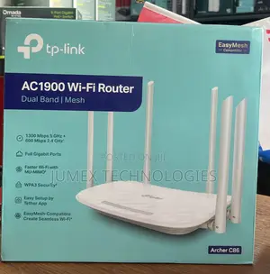 TP LINK AC1900 Wi-Fi Router Dual Band Mesh ARCHER C86