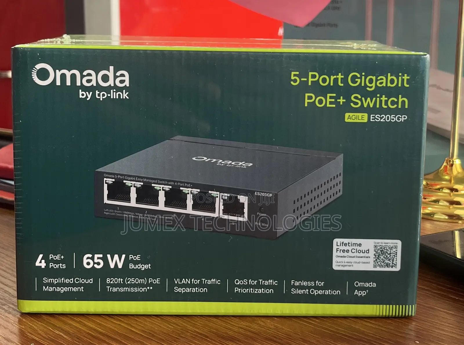TP-Link Omada 5-Port Gigabit Poe+ Switch Agile Es205gp Manage Switch