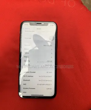 Apple iPhone X 256 GB Black