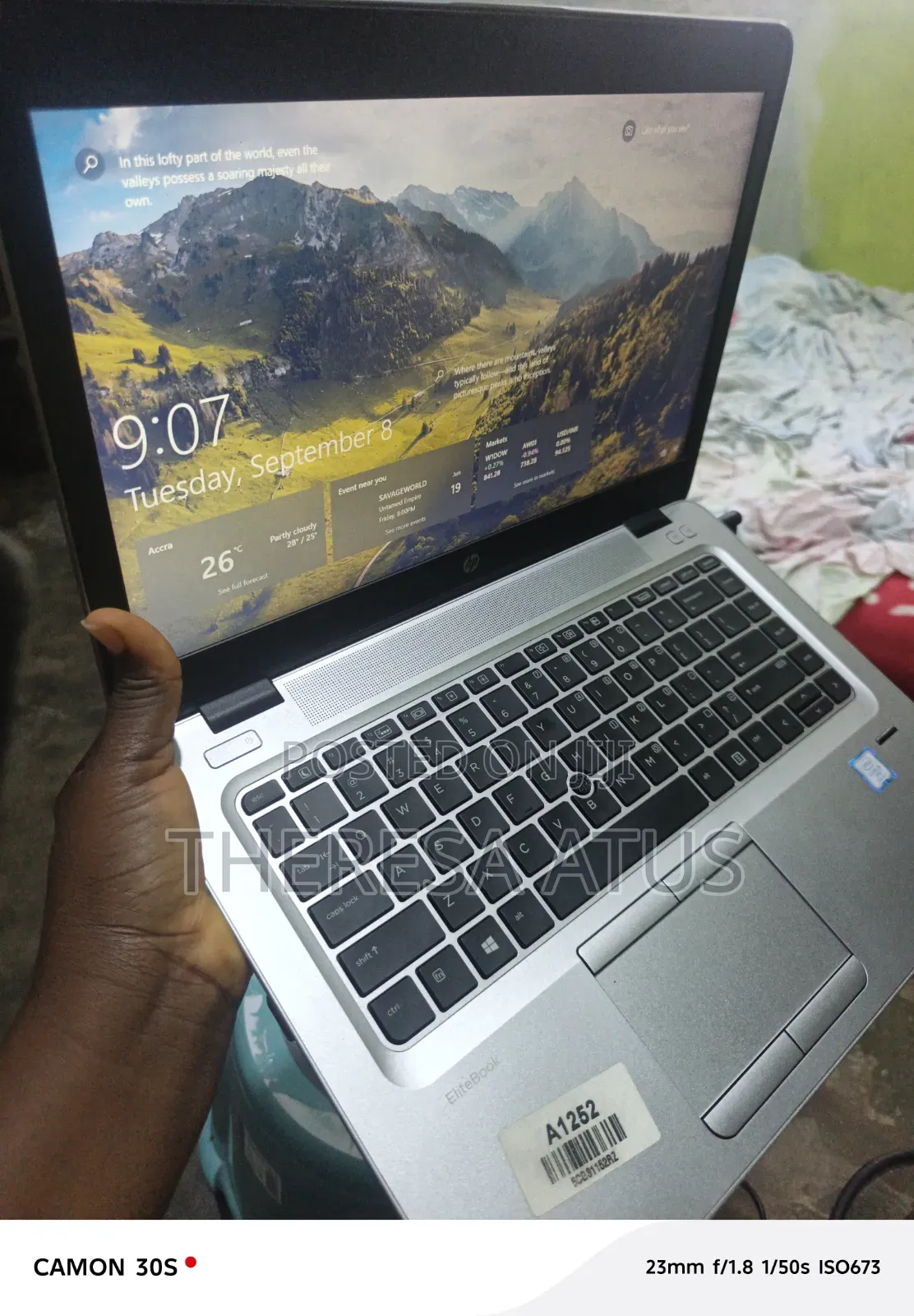 Laptop HP EliteBook 840 G5 32GB Intel Core i5 HDD+SSD 256GB