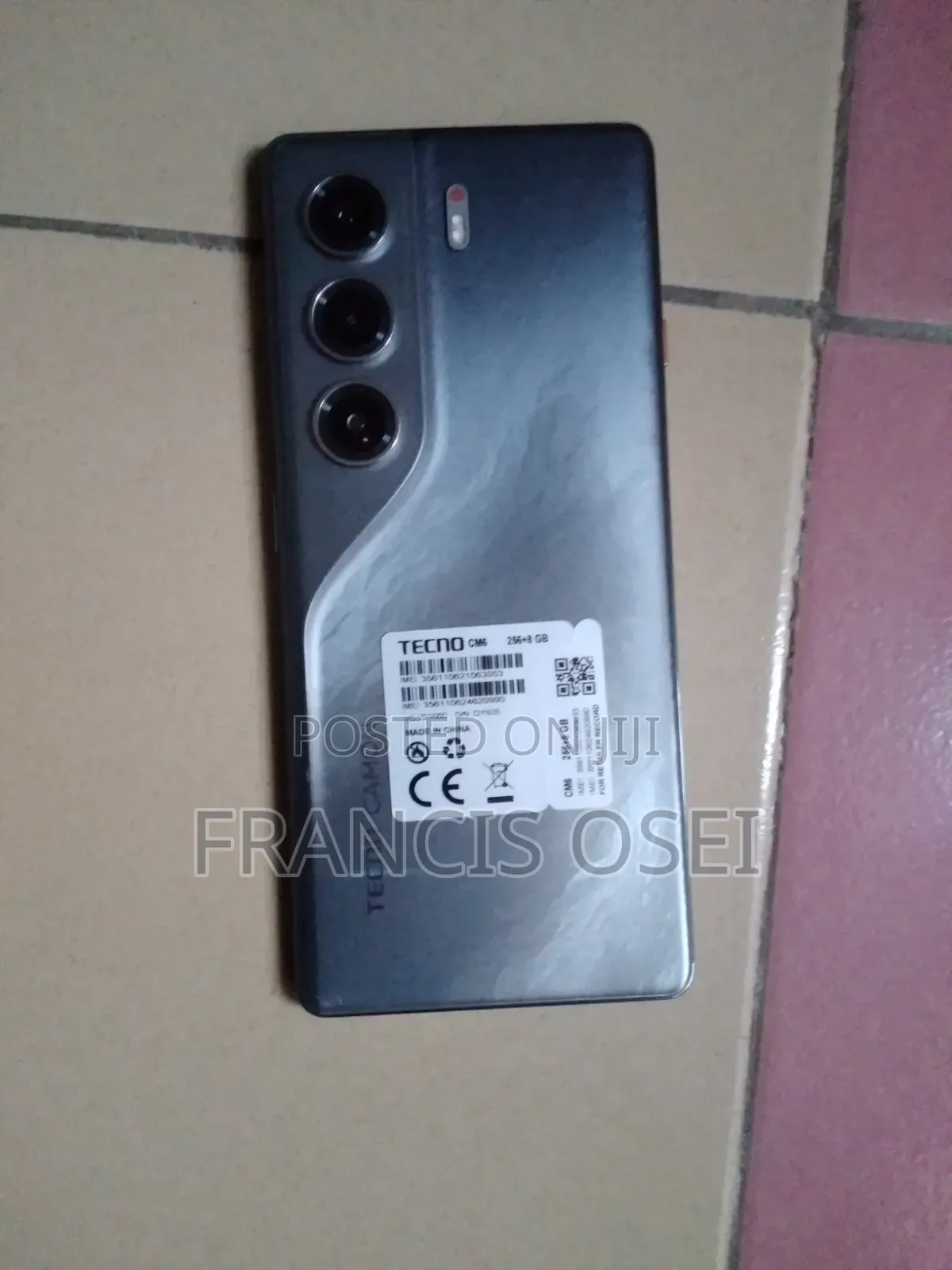 Tecno Camon 40 Pro 5G 256 GB Gray