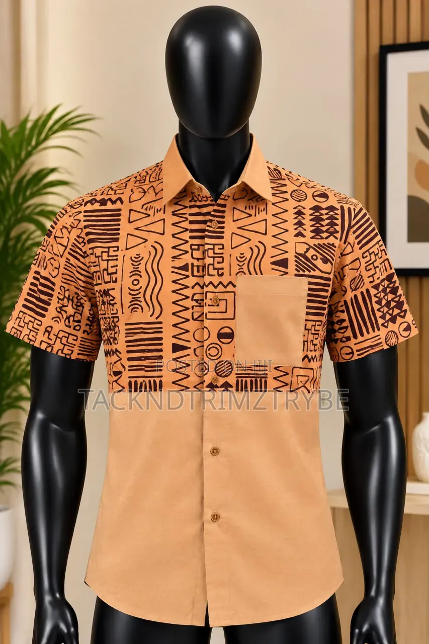 Men African Prints Shirt (Ready to Wear)
