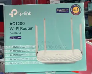 TP-Link Archer C50 Ac1200 Wi-Fi Router Dual Band Easy Mesh Compatible