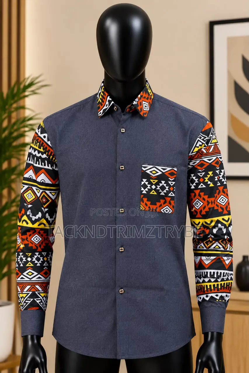 Men African Prints Shirt (Ready to Wear)