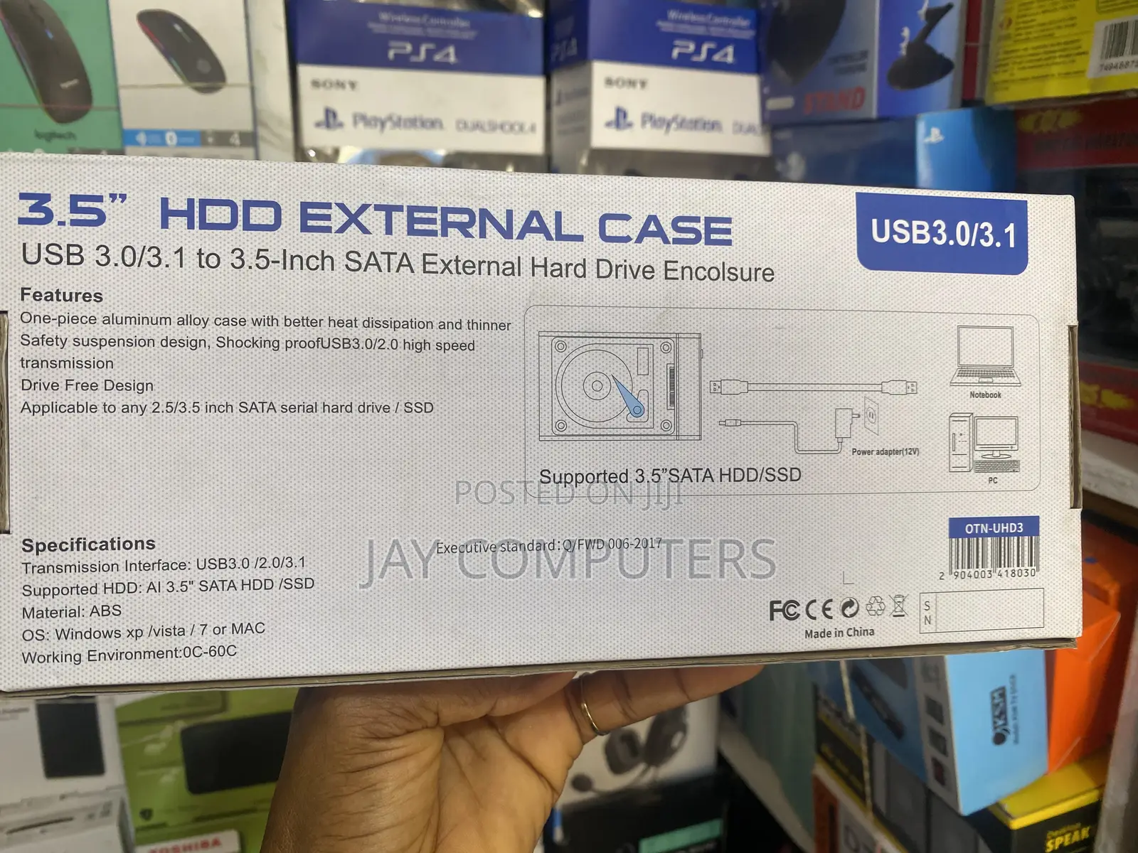 3.5” HDD External Case