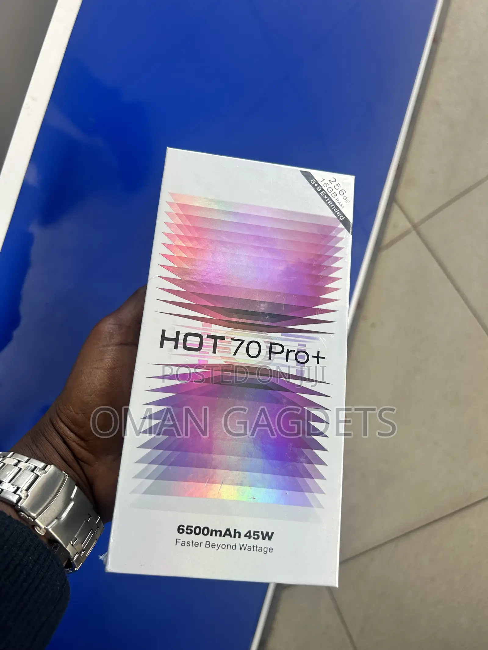 New Infinix Hot 70 Pro 5G+ 256 GB Black