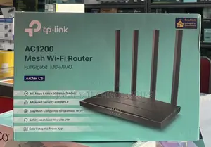 TP-Link ARCHER C6 AC1200 Mesh Wi-Fi Router Full Gigabit | MU-MIMO