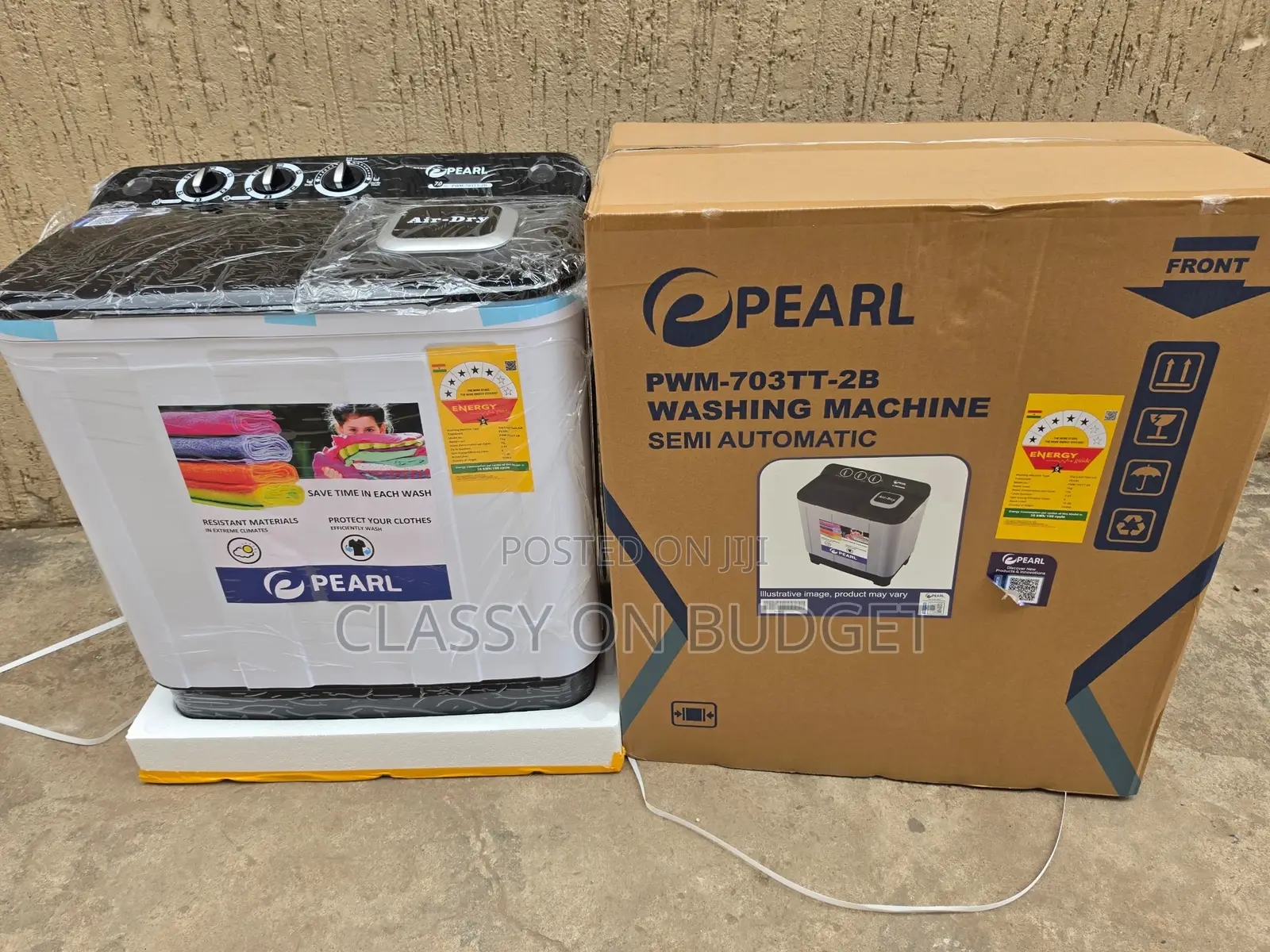 7kg Washing Machine Twin Tub- Semi Automatic