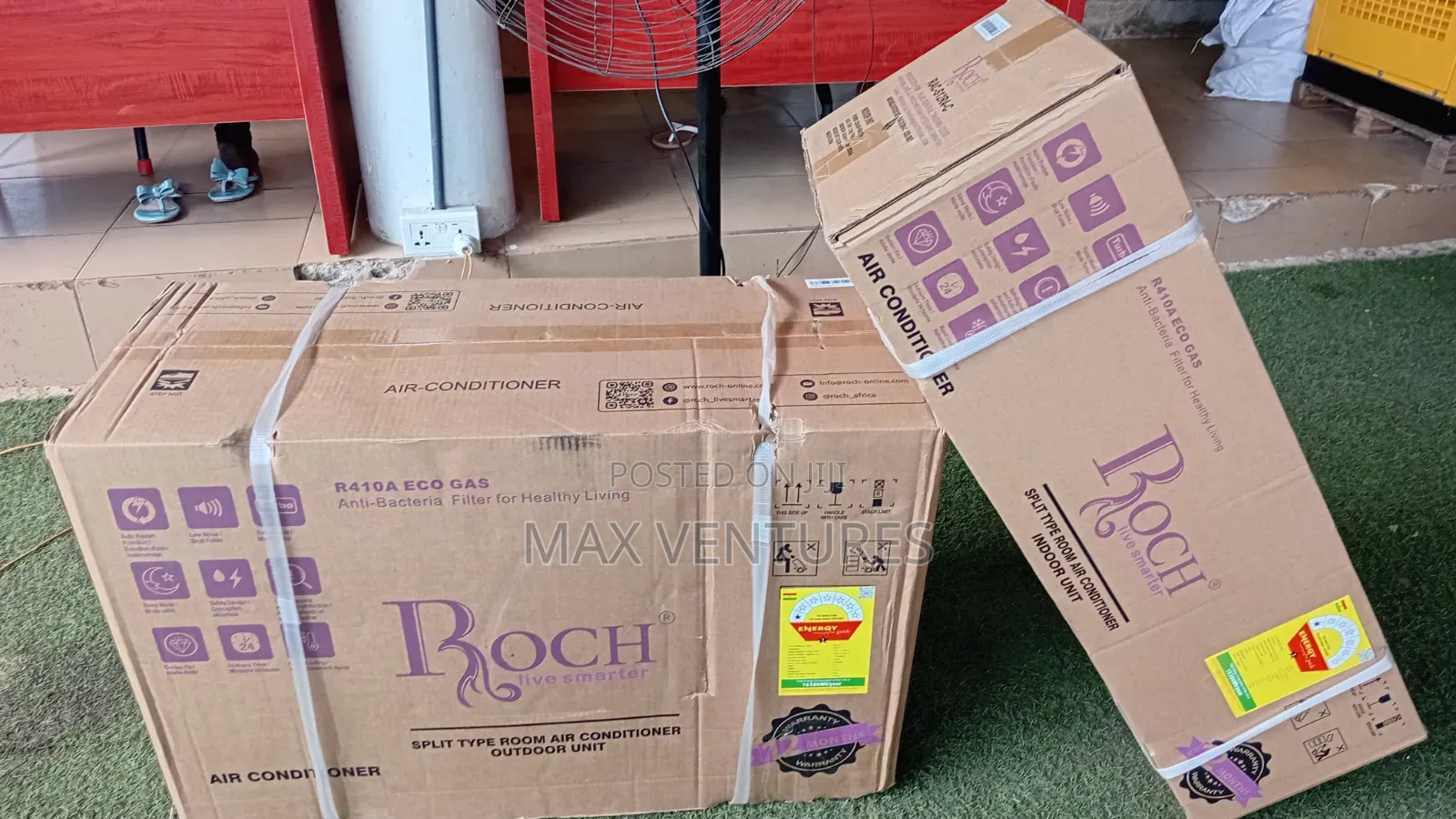 Roch 1.5HP Split AC – Powerful Cooling for Modern Ghana 1.5hp AC