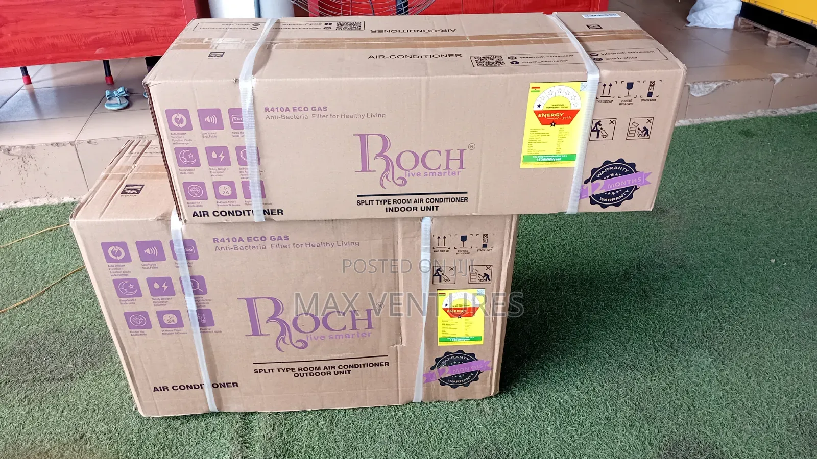 Roch 1.5HP Split AC – Powerful Cooling for Modern Ghana 1.5hp AC