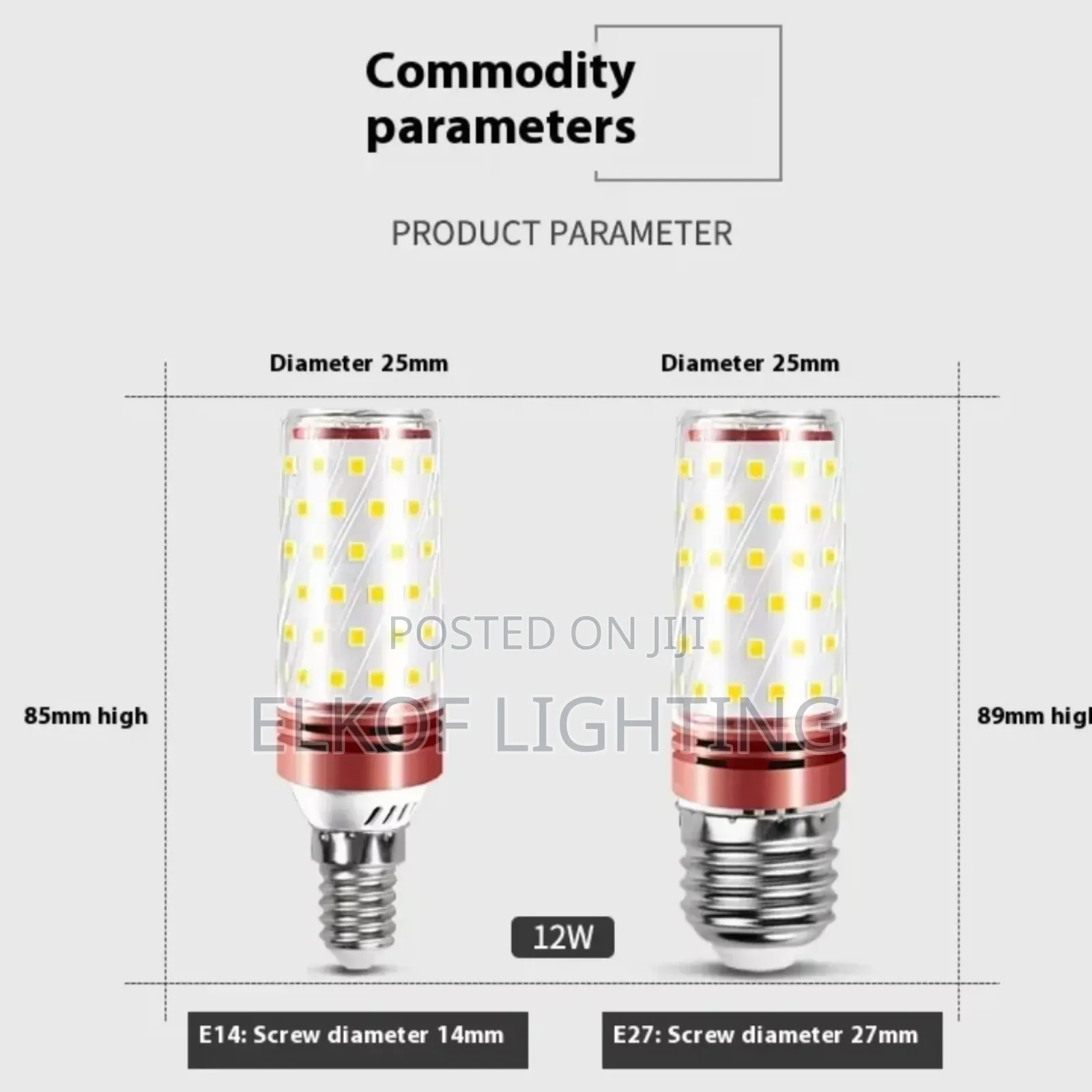 E14/E27 Corn Bulb With 3 Colour Temperature