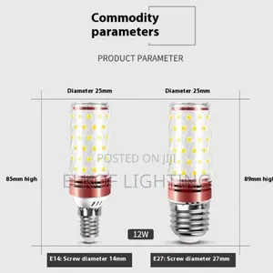 E14/E27 Corn Bulb With 3 Colour Temperature