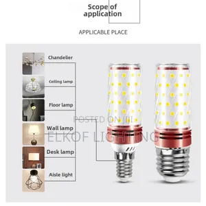 E14/E27 Corn Bulb With 3 Colour Temperature