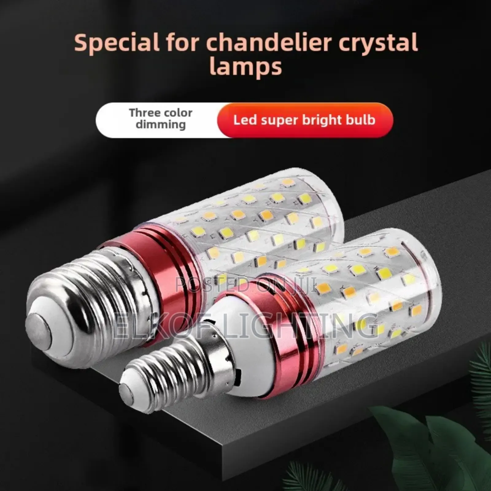 E14/E27 Corn Bulb With 3 Colour Temperature