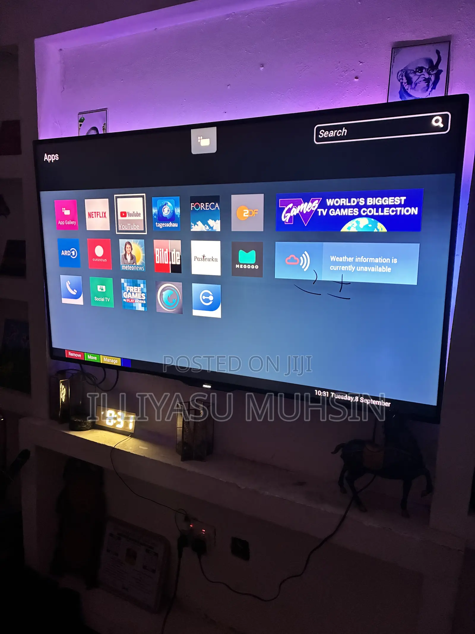 Philips 65 Inch Ultra HD Smart TV – 65put8609/79