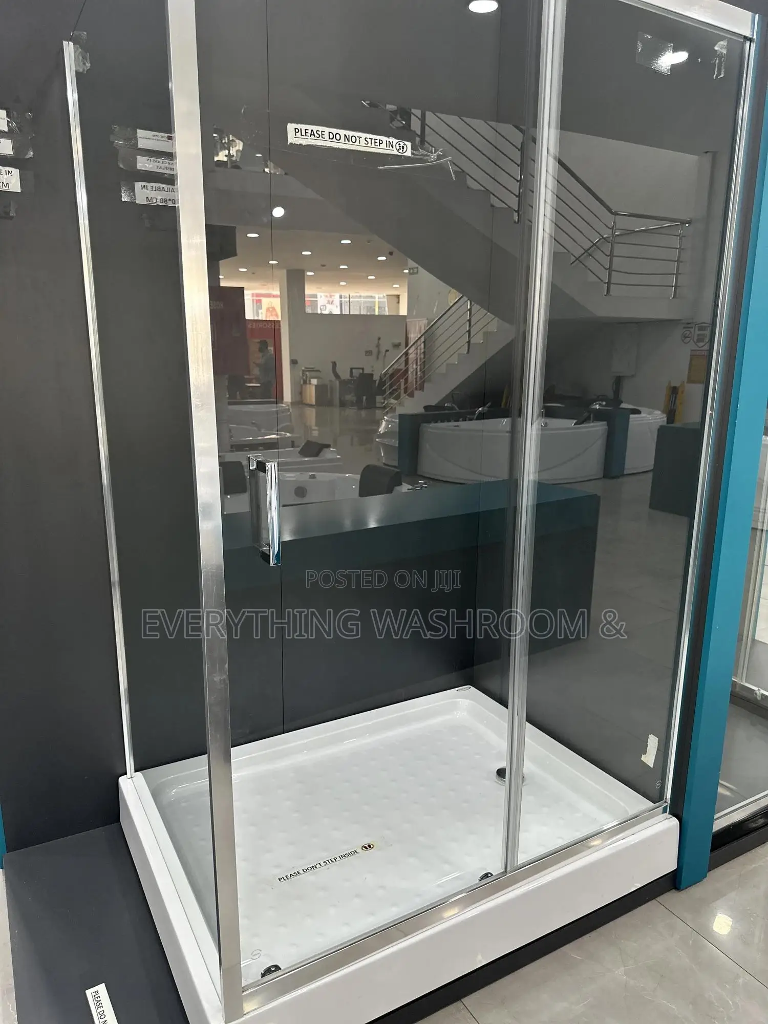 Shower Cubicle 120x90cm_shower Glass_shower Room_clear Shower Glass