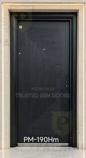 Paladin Turkey Security Single Black Door With Accessories
