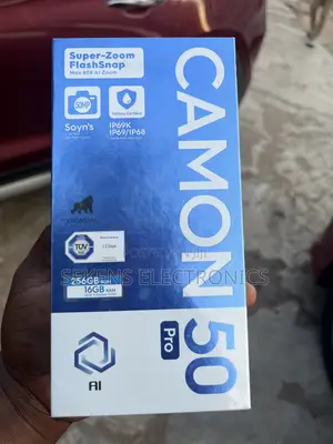 New Tecno Camon 50 Pro 256 GB