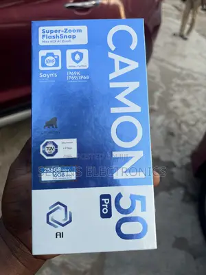 New Tecno Camon 50 Pro 256 GB