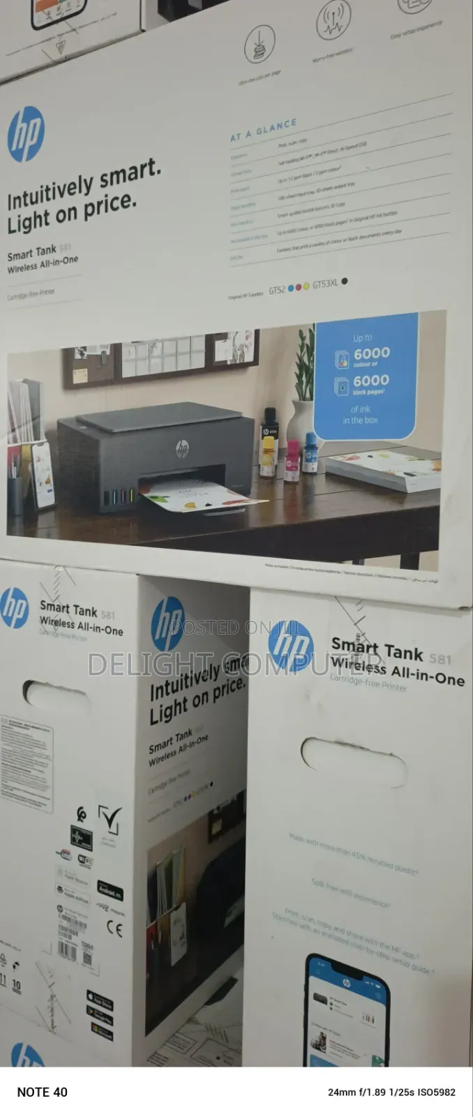 HP Smart Tank 518 Wireless All in One Printer