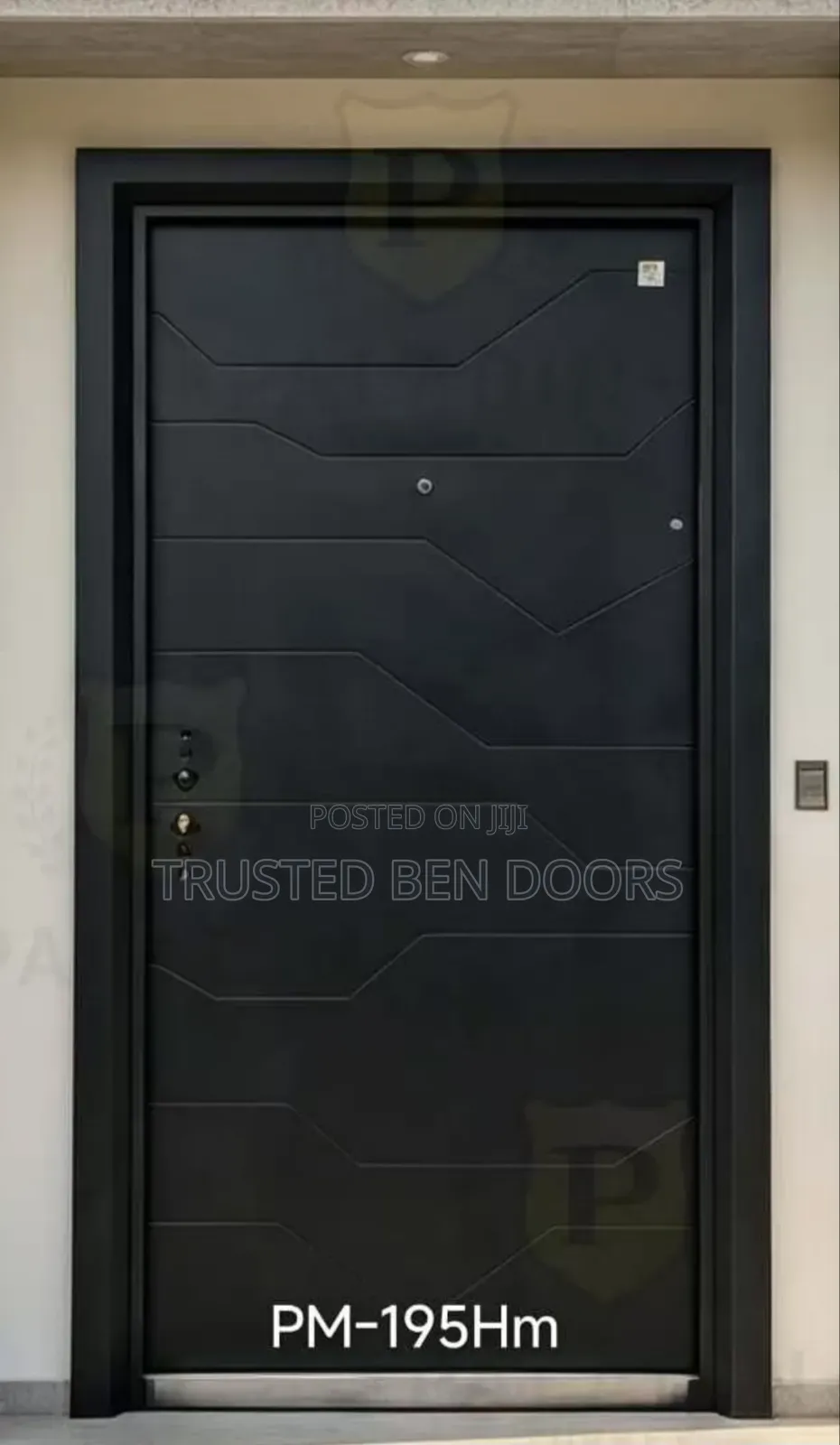 Quality Paladin Black Turkey Security Door