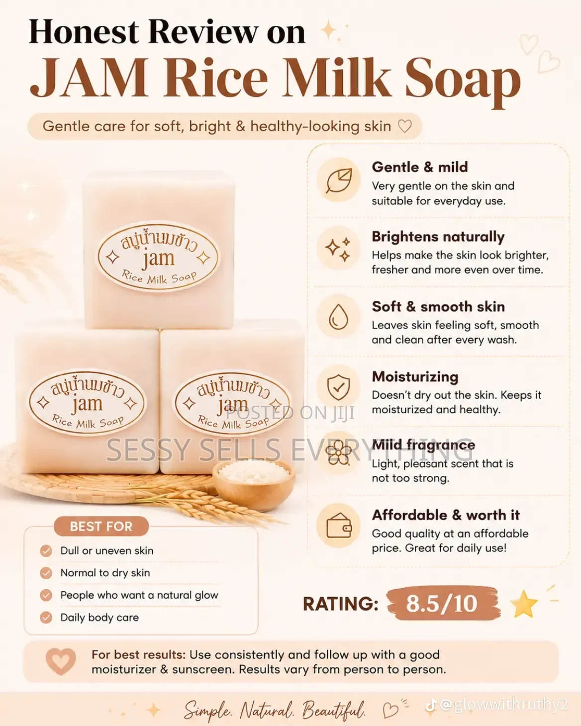 Rice Jam Soap
