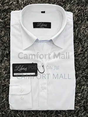 Ladies' Long-Sleeve Striped and Plain Cotton Shirt
