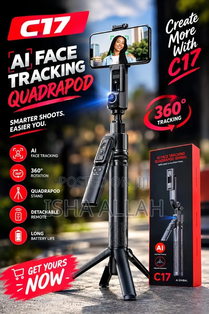 C17 AI SmartTrack Gimbal – Create Hands-Free!