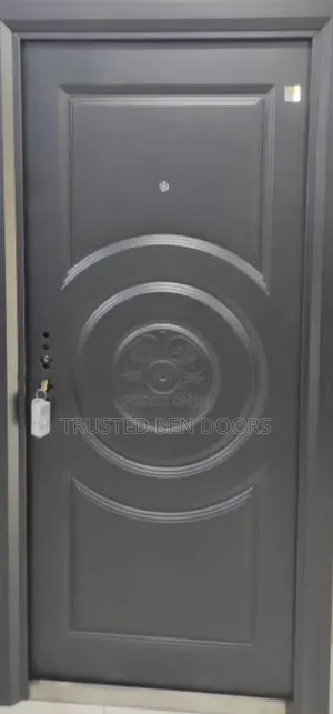 Paladin Black Turkey Single Rough Door for Interior and Exterior Use