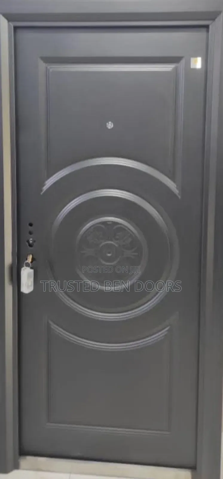 Paladin Black Turkey Single Rough Door for Interior and Exterior Use