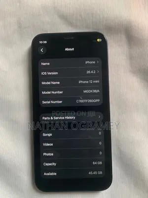 Apple iPhone 12 mini 64 GB Black