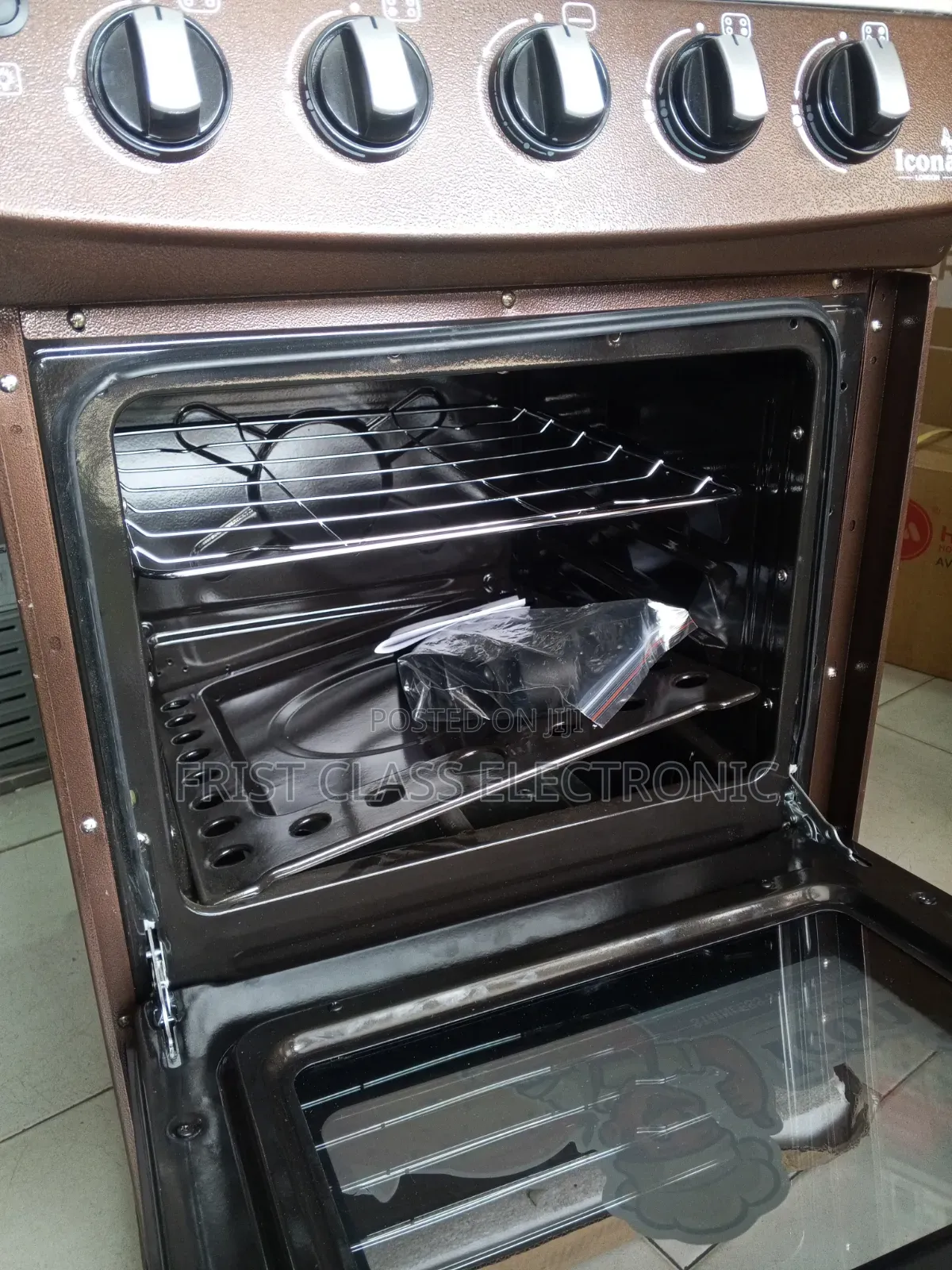 Icona 4 Face Burner Gas -Strong Flames 50/50