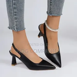 Women's Elegant Pointed Toe 5cm High Heels- Fast Delivery in 2 Hours