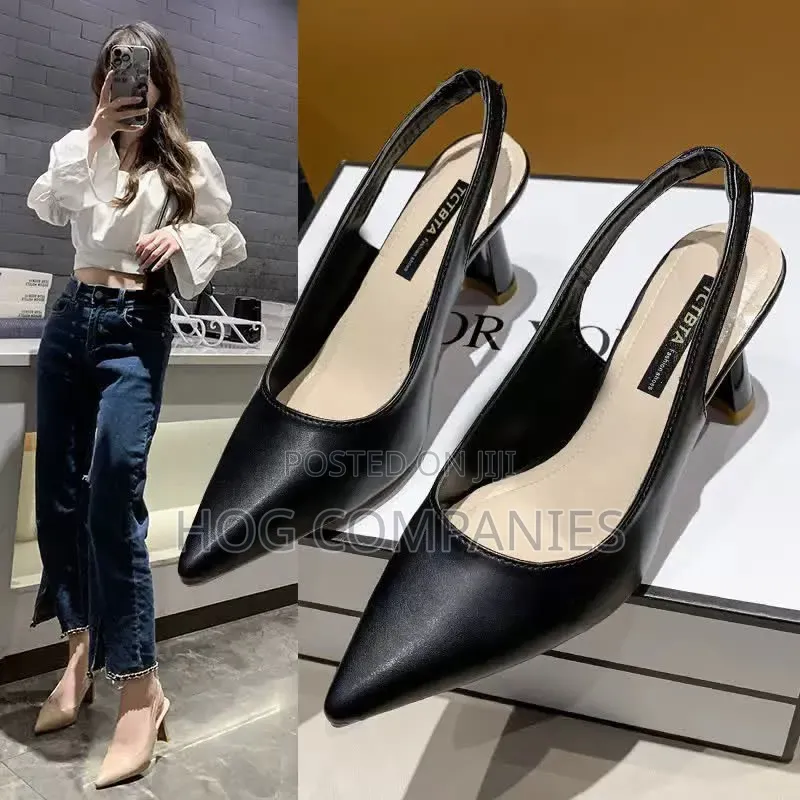 Women's Elegant Pointed Toe 5cm High Heels- Fast Delivery in 2 Hours