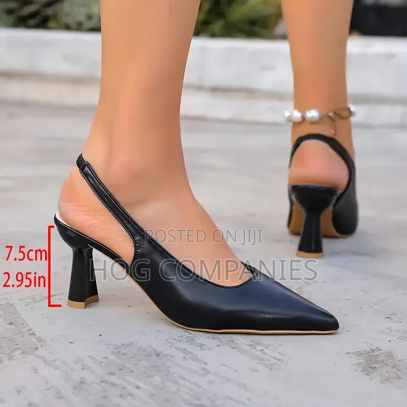 Women's Elegant Pointed Toe 5cm High Heels- Fast Delivery in 2 Hours